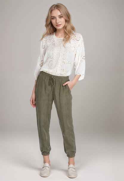Johnny Was Alice Cropped Jogger Pants R65120-D *