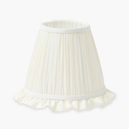 Cream Ruffle Lampshade (18cm)