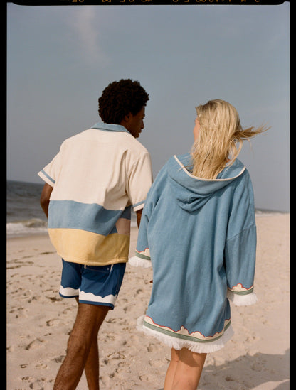Customizable 'Tom Wesselmann - Seascape #6' Beach Towel Top