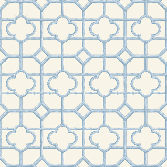 Blue Shaded Bamboo Wallpaper