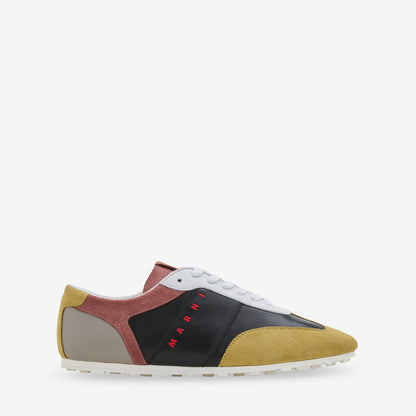 Leather Sneaker Green | Black | Pink | Grey