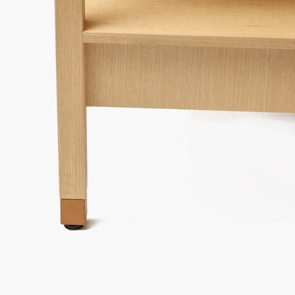 Grasscloth Table