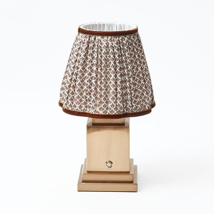 Chocolate Lotus Lampshade (18cm)