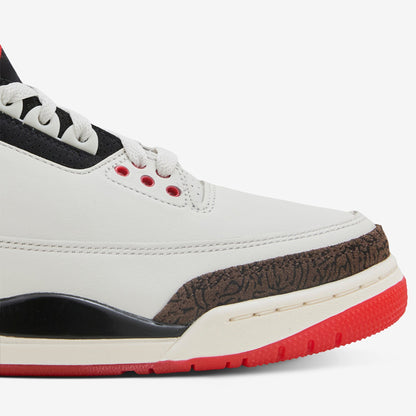 Air Jordan 3 Retro OG Sail | Black | University Red | Pale Ivory