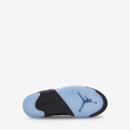 Grade School Air Jordan 5 Retro 'Black Carolina' Black | University Blue | White