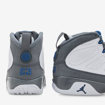 Air Jordan 9 Retro White | French Blue | Flint Grey