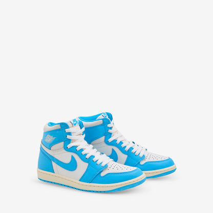 Grade School Air Jordan 1 Retro High OG 'UNC Reimagined' Dark Powder Blue | Dark Powder Blue | Sail