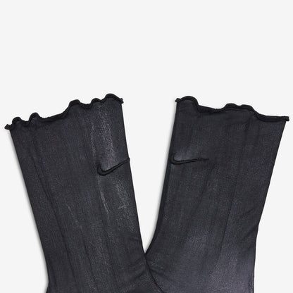 Women's Sheer Training Ankle Socks Black | Black