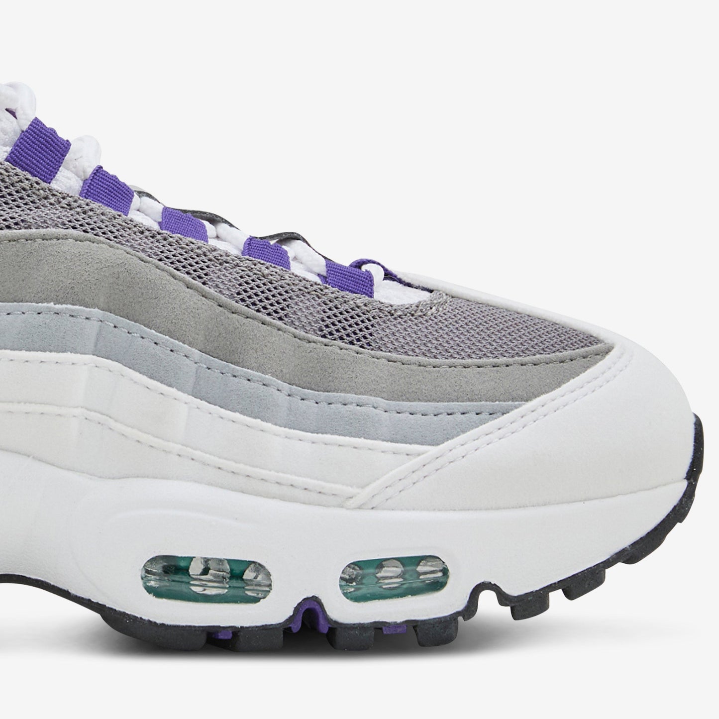 Women's Air Max 95 OG White | Court Purple | Emerald Green