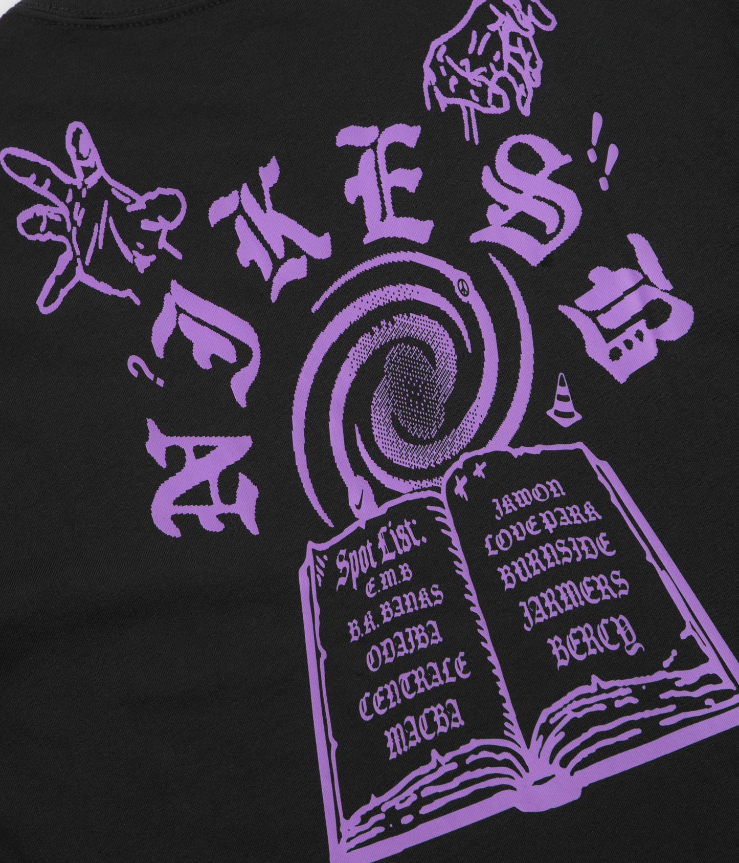 Nike SB Skate Spots T-Shirt - Black