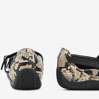 Women's Speedcat Ballet Snake PUMA Black | Vapor Gray