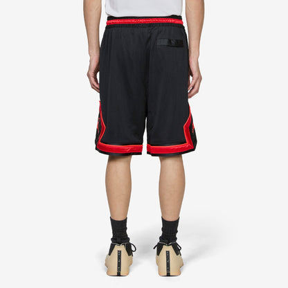Diamond Shorts Black | University Red