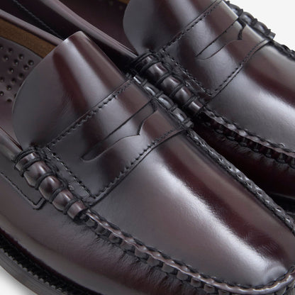 Classic Dan Wide Brown Burgundy