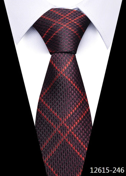 Mix Colors Wholesale 2023 New Style Tie Solid Red Suit Accessories Men Fit Business Tie Men Necktie Cravat
