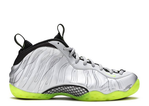 Air Foamposite One Silver Volt Camo (WORN)