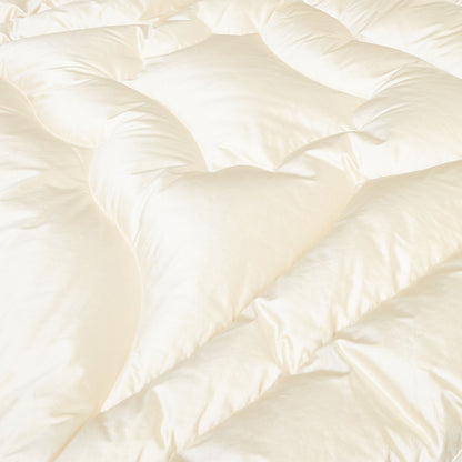 Cream Silk Eiderdown