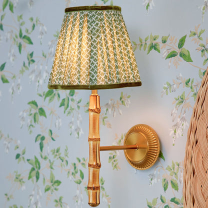 Olive Lotus Lampshade (18cm)