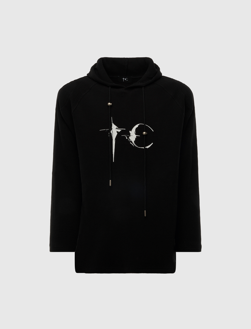 BULK SHOULDER WAFFLE HOODIE