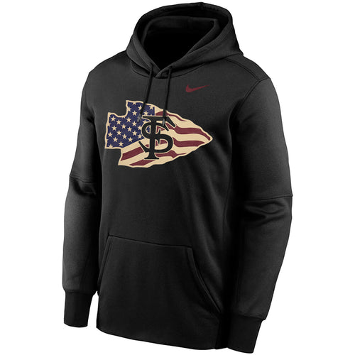 Nike Men's Veteran's Alliance Arrowhead Performance Hood - Black