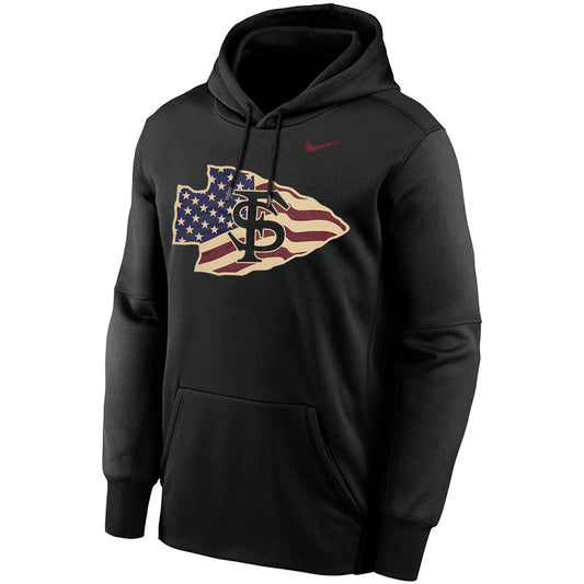 Nike Men's Veteran's Alliance Arrowhead Performance Hood - Black
