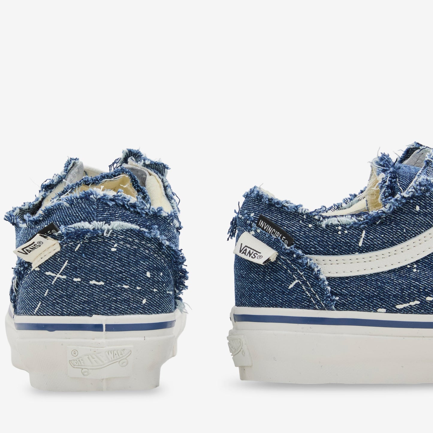 Invincible x LX Old Skool Frayed Invincible Denim | Marshmellow