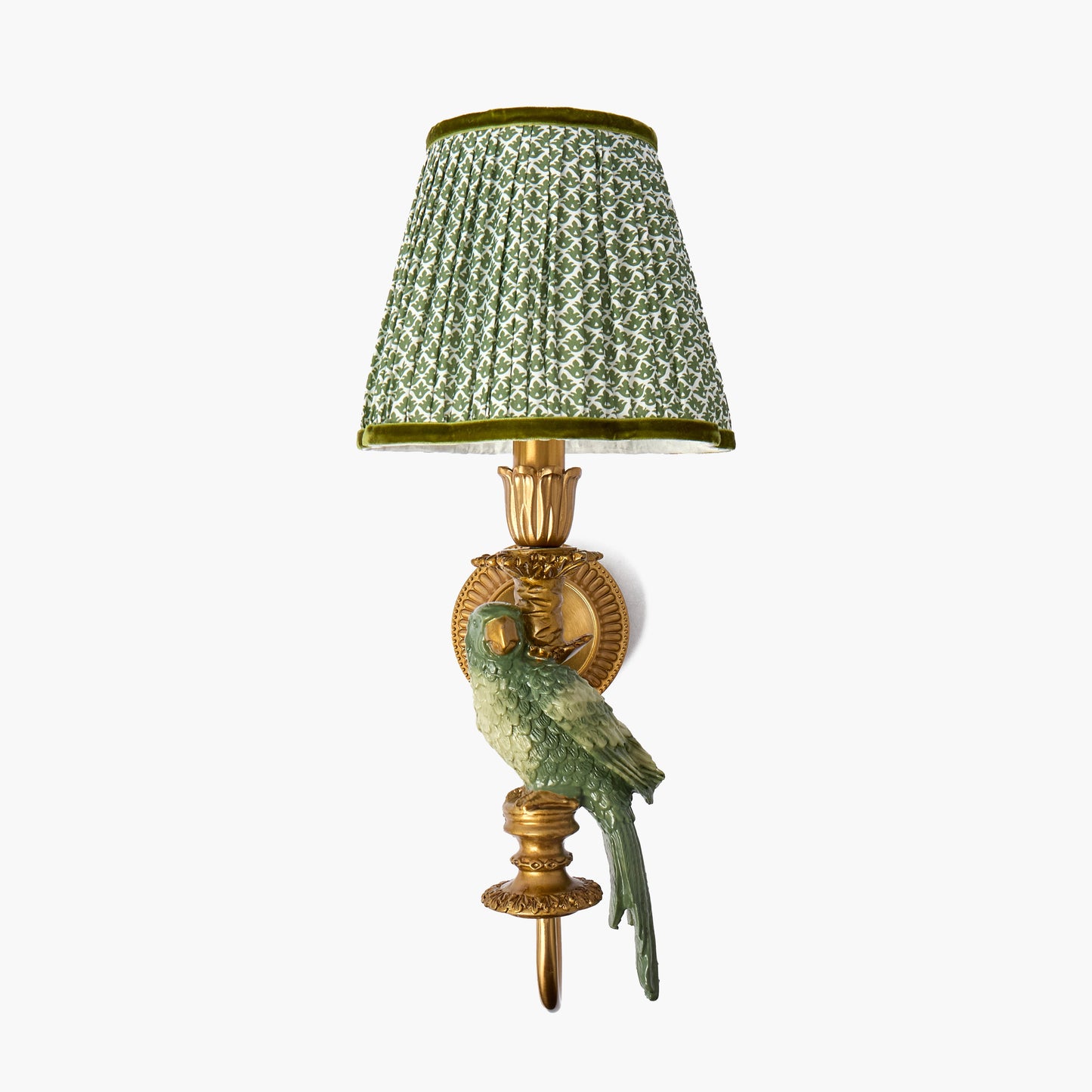 Olive Lotus Lampshade (18cm)