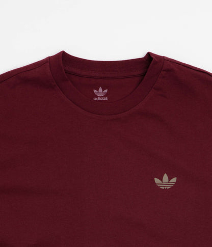 Adidas 4.0 Logo T-Shirt - Shadow Red / Khaki Six