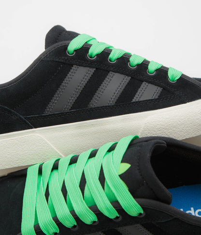 Adidas Court TNS Premiere Shoes - Core Black / Carbon / Lime Burst