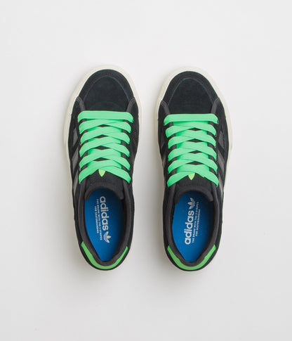 Adidas Court TNS Premiere Shoes - Core Black / Carbon / Lime Burst