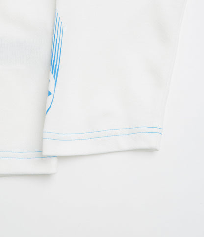 Adidas Formula Long Sleeve T-Shirt - White / Core White / Lucid Ray Blue