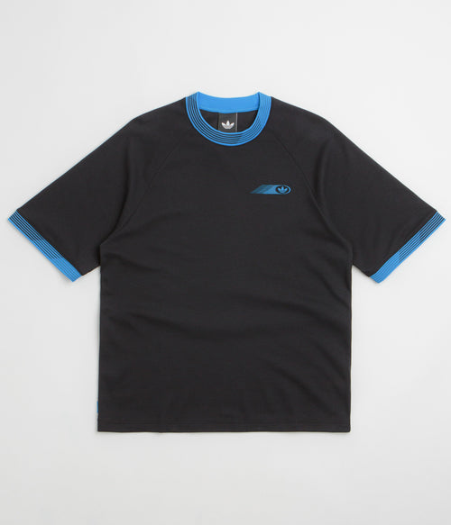 Adidas Formula T-Shirt - Black / Black / Lucid Ray Blue