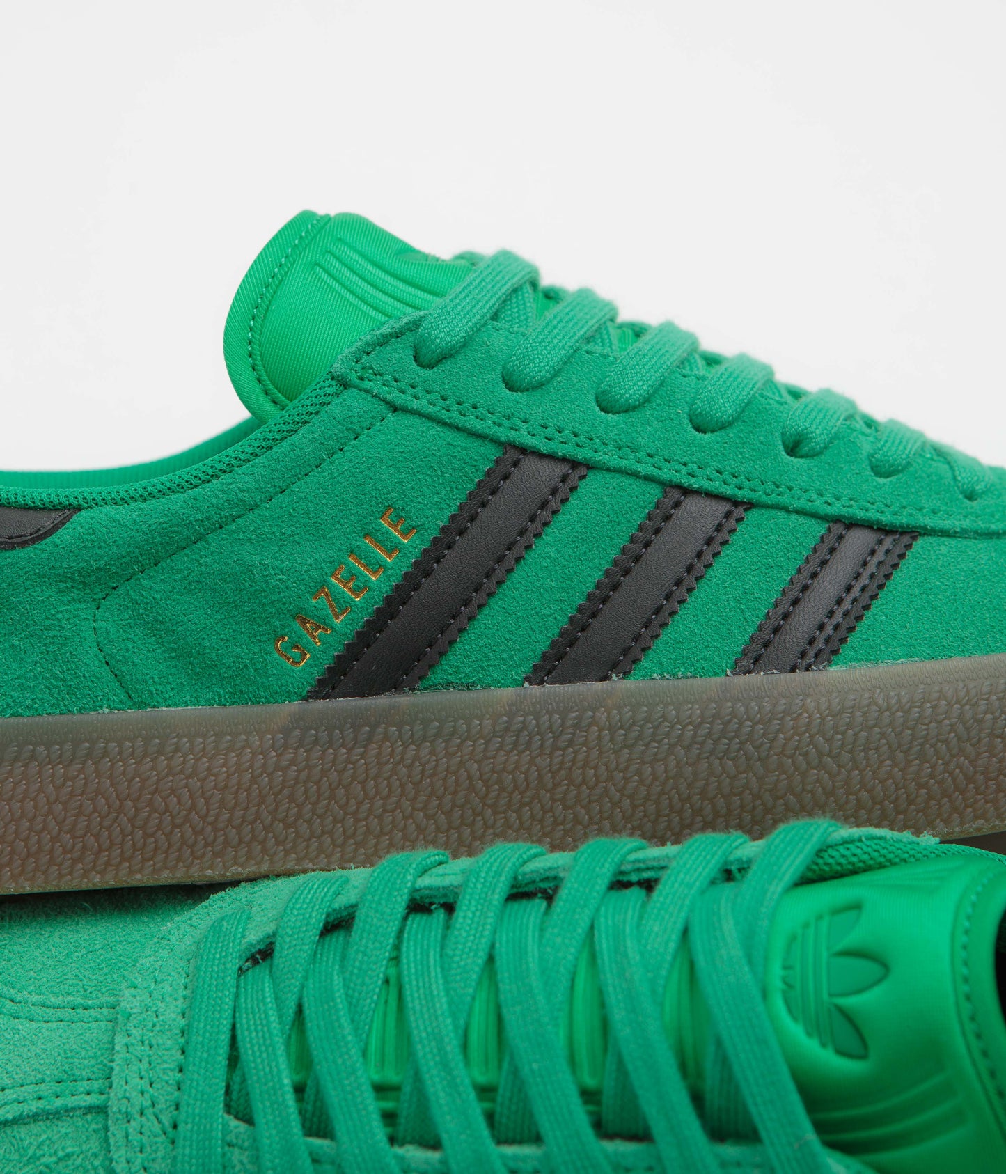 Adidas Gazelle ADV Shoes - Court Green / Core Black / Gum5