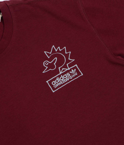 Adidas Gonz NA T-Shirt - Shadow Red / Halo Silver