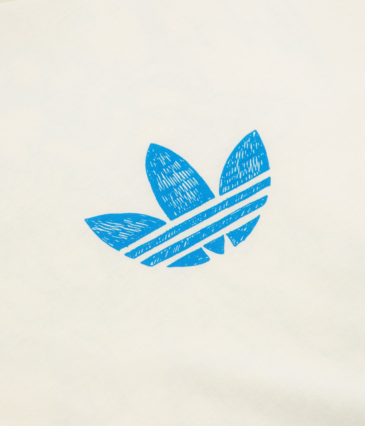 Adidas Kogan Dragon T-Shirt - Cream White / Lucid Ray Blue