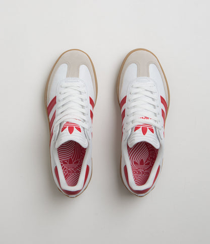 Adidas Puig Samba Shoes - FTWR White / Better Scarlet / Gum4