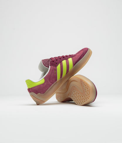 Adidas Puig Samba Shoes - Maroon / Semi Solar Yellow / Shadow Red