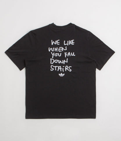 Adidas Shmoofoil Stairs T-Shirt - Black / White
