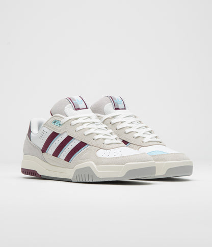 Adidas Tekkira Cup Shoes - FTWR White / Maroon / Clear Sky