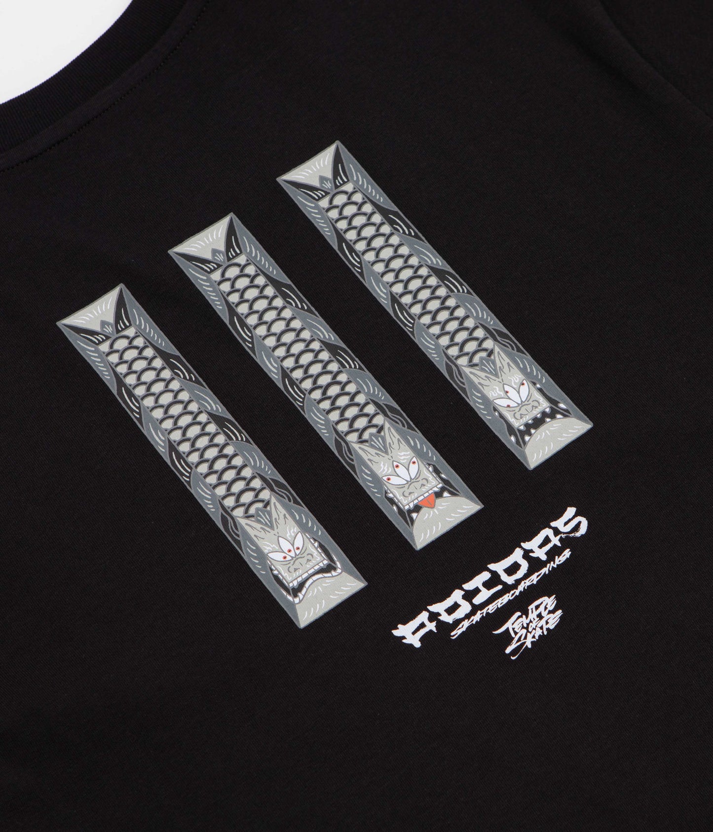 Adidas Temple Of Skate Curb T-Shirt - Black