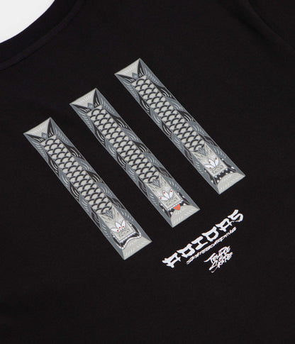 Adidas Temple Of Skate Curb T-Shirt - Black