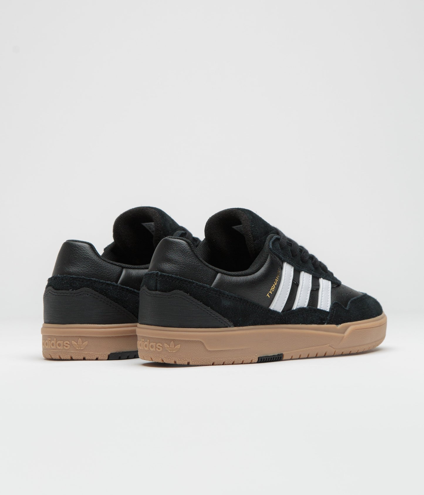 Adidas Tyshawn II Shoes - Core Black / FTWR White / Gum4 / Black