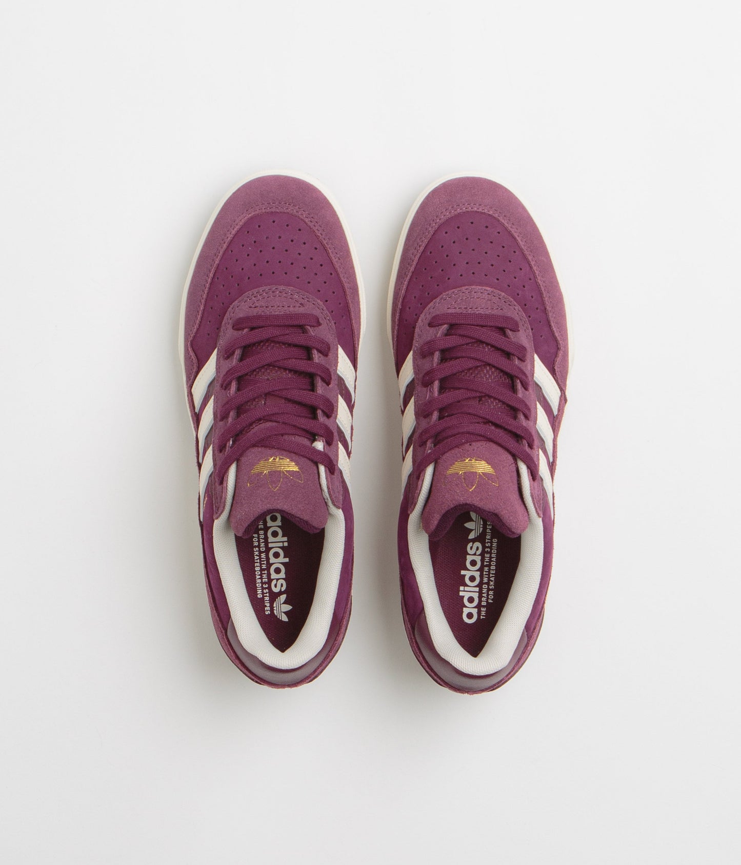 Adidas Tyshawn II Shoes - Maroon / Chalk White / Gold Metallic