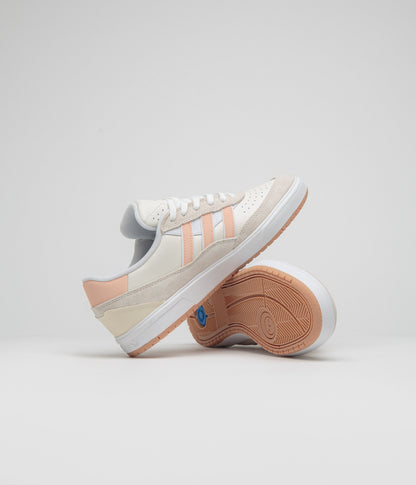 Adidas Tyshawn II Shoes - Wonder White / Powder Coral / Off White