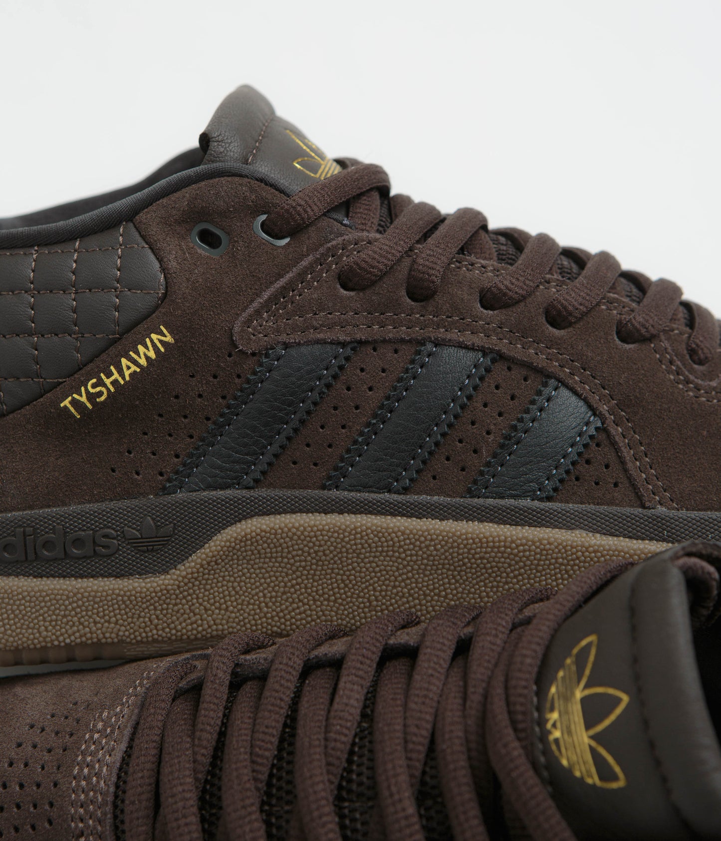 Adidas Tyshawn Shoes - Carbon / Aurora Coffee / Carbon