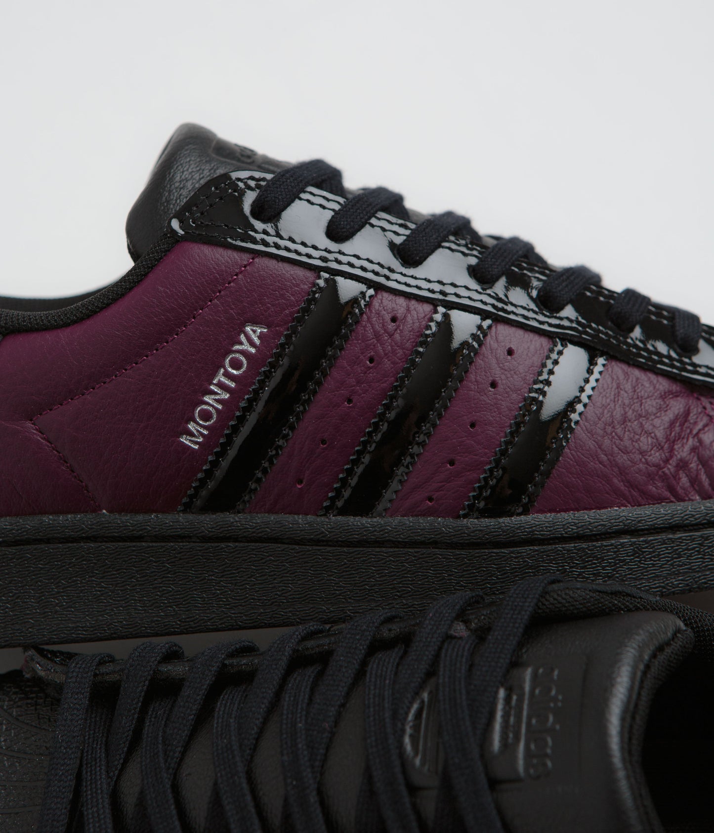 Adidas x Marcos Montoya Superstar ADV Shoes - Red Night / Core Black / Red Night