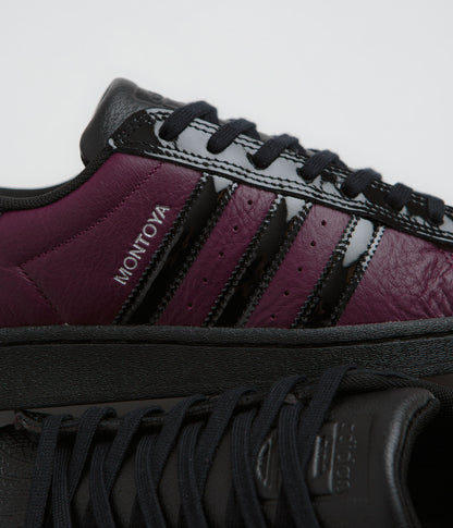 Adidas x Marcos Montoya Superstar ADV Shoes - Red Night / Core Black / Red Night