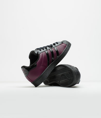 Adidas x Marcos Montoya Superstar ADV Shoes - Red Night / Core Black / Red Night