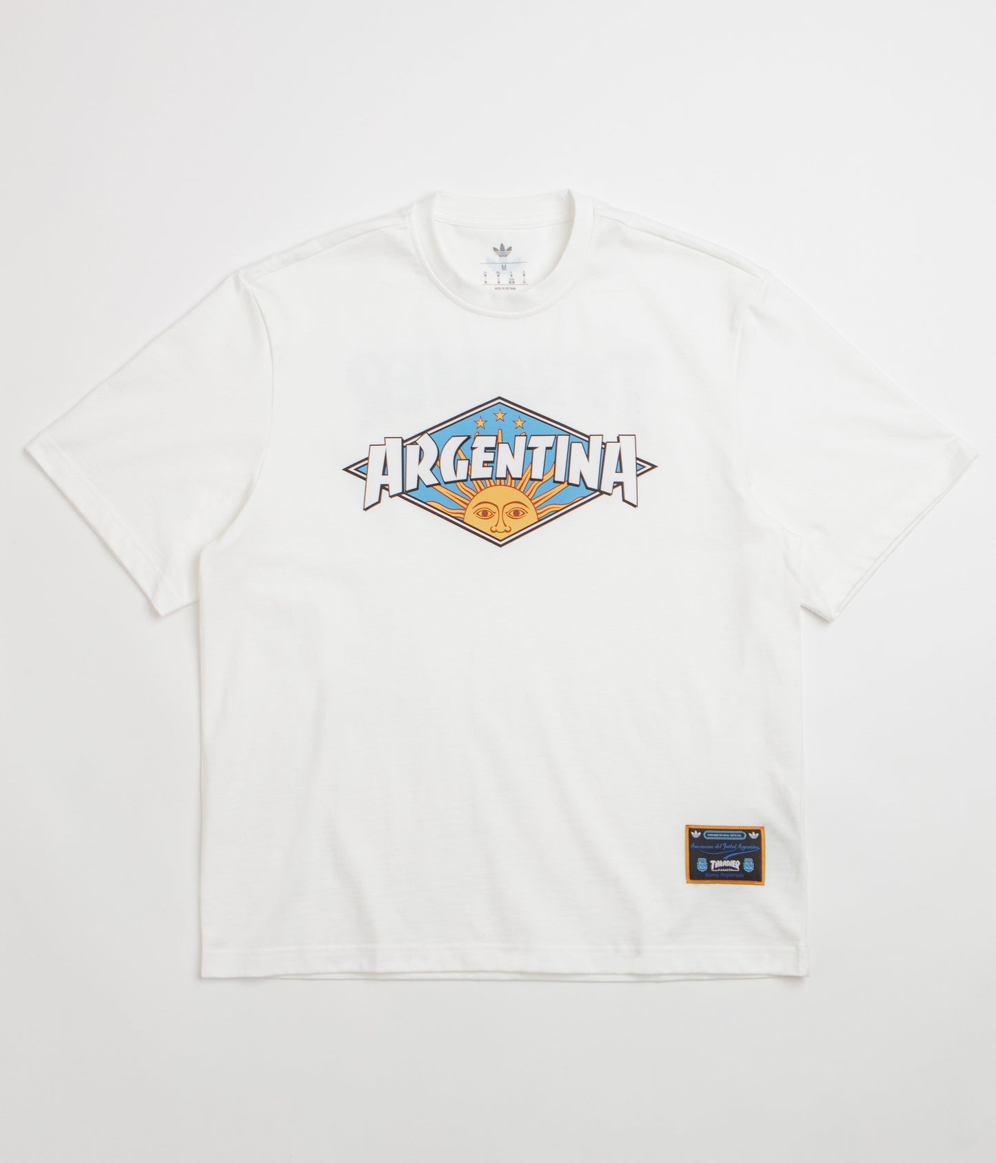 Adidas x Thrasher x AFA Argentina T-Shirt - Core White