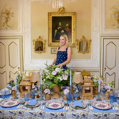 Bluebell & Green Eloise Linen Placemats & Napkins (Set of 4)