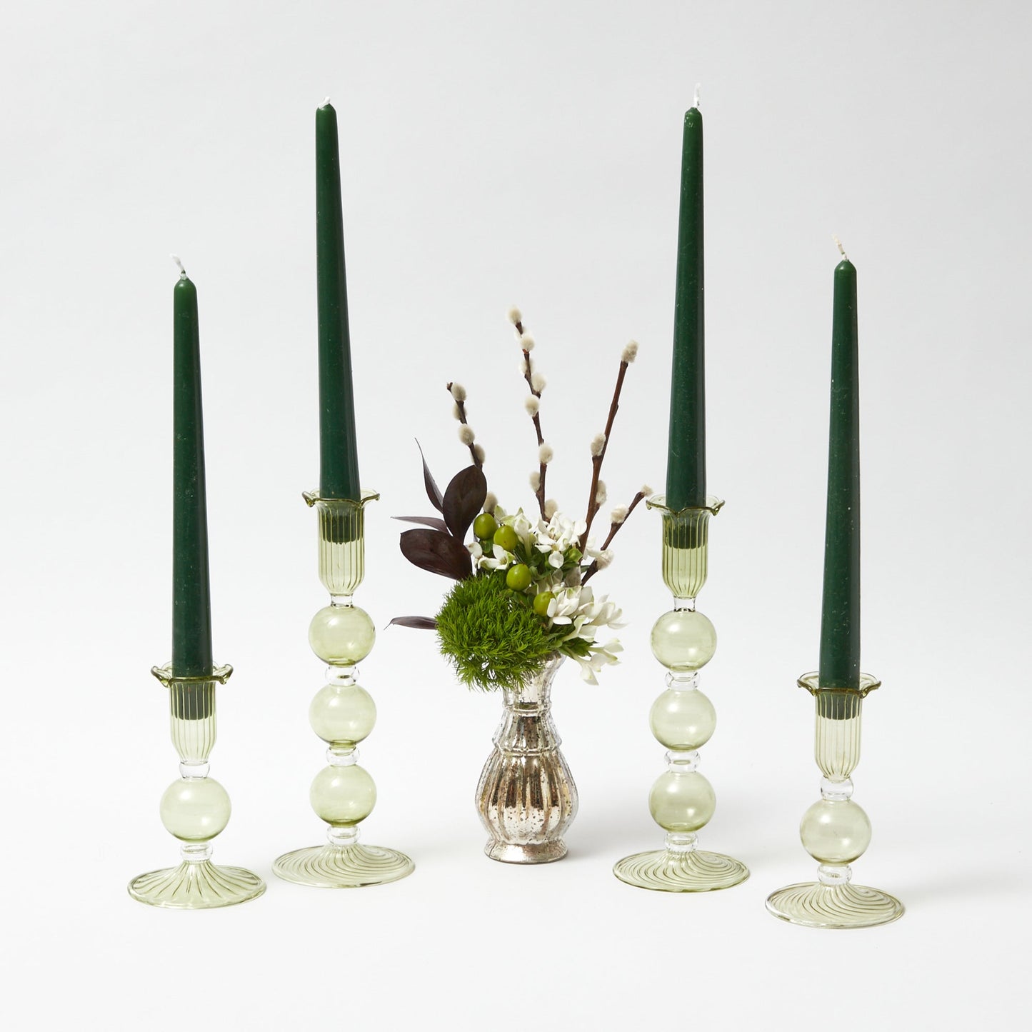 Eden Green Candle Set (Forest Green)